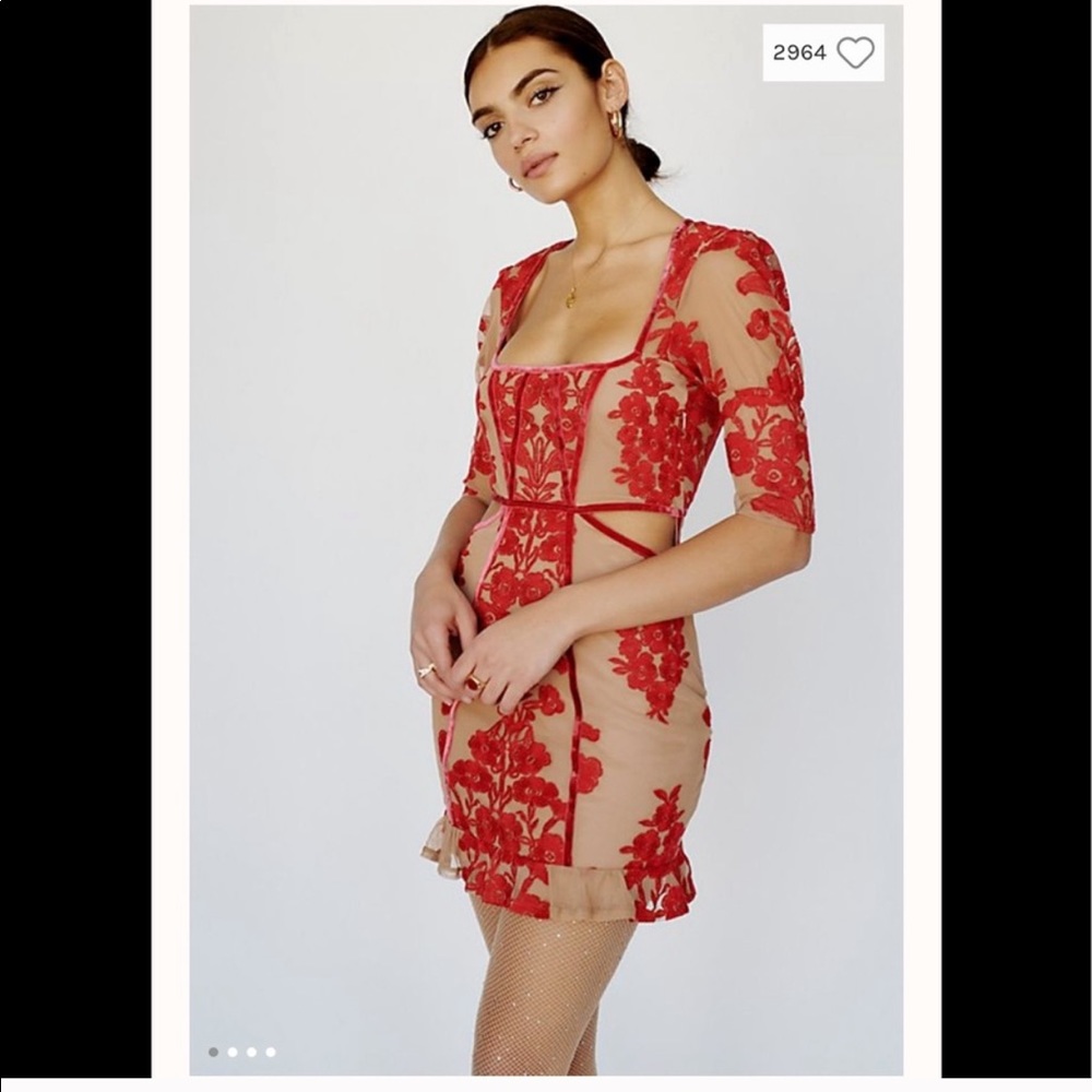 SALE! For love and lemons Temecula Fall Mini Dress